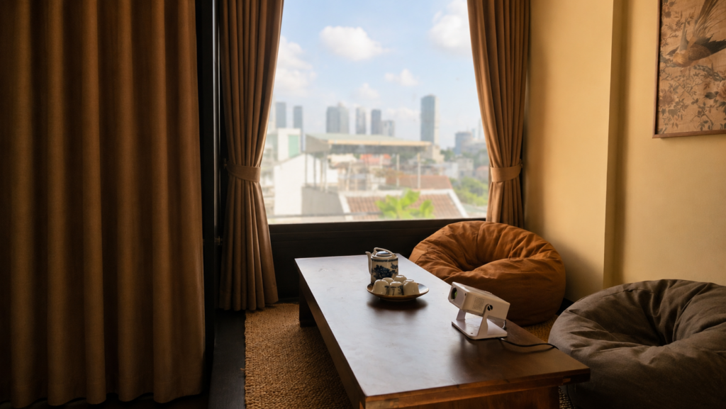 Binh Thanh stay for 2 friends with different routines needing private rooms at Nha Cuoi